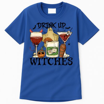 Drink Up Witches Halloween Witch Drinking Party Gift Tall T-Shirt