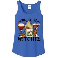 Drink Up Witches Halloween Witch Drinking Party Gift Ladies Essential Tank