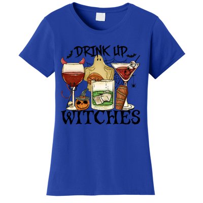 Drink Up Witches Halloween Witch Drinking Party Gift Women's T-Shirt