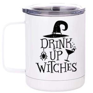 Drink Up Witches Funny Halloween 12 oz Stainless Steel Tumbler Cup