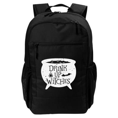 Drink Up Witches Funny Witch Cauldron Halloween Backpack