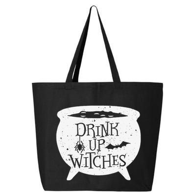 Drink Up Witches Funny Witch Cauldron Halloween 25L Jumbo Tote