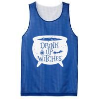 Drink Up Witches Funny Witch Cauldron Halloween Mesh Reversible Basketball Jersey Tank