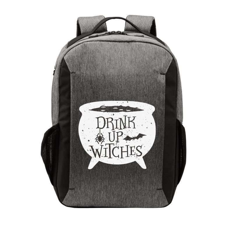 Drink Up Witches Funny Witch Cauldron Halloween Vector Backpack