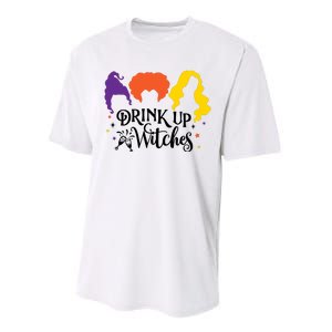 Drink Up Witches Halloween Hocus Spooky Performance Sprint T-Shirt