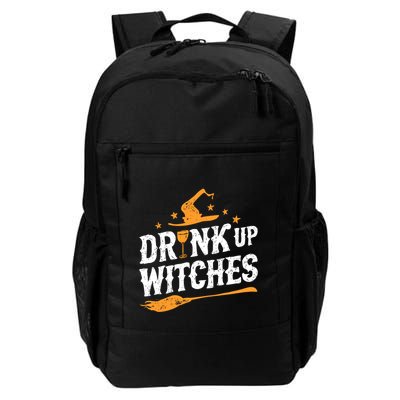 Drink Up Witches Funny Halloween Witch Drinking Wine Backpack