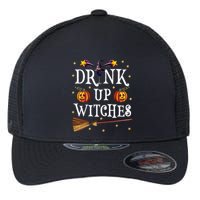Drink Up Witches Wine Party Halloween Drinking Flexfit Unipanel Trucker Cap