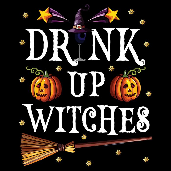 Drink Up Witches Wine Party Halloween Drinking Flexfit Unipanel Trucker Cap