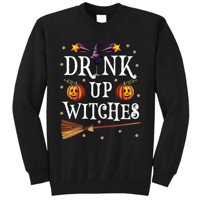 Drink Up Witches Wine Party Halloween Drinking Sweatshirt