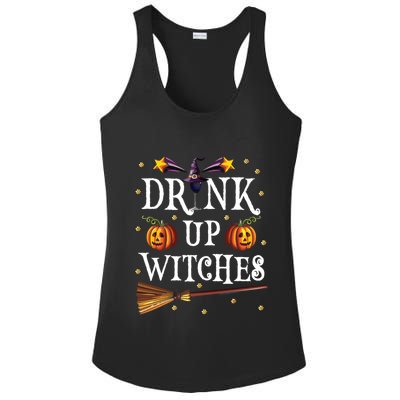 Drink Up Witches Wine Party Halloween Drinking Ladies PosiCharge Competitor Racerback Tank