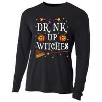 Drink Up Witches Wine Party Halloween Drinking Cooling Performance Long Sleeve Crew