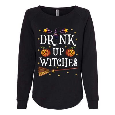 Drink Up Witches Wine Party Halloween Drinking Womens California Wash Sweatshirt