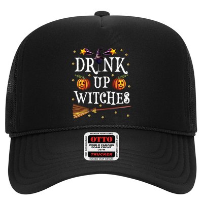 Drink Up Witches Wine Party Halloween Drinking Trucker Hat