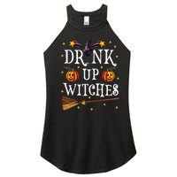 Drink Up Witches Wine Party Halloween Drinking Women’s Perfect Tri Rocker Tank