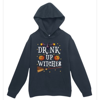 Drink Up Witches Wine Party Halloween Drinking Urban Pullover Hoodie