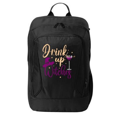 Drink Up Witches Wine Lover Drinking Halloween City Backpack