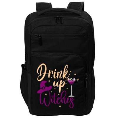 Drink Up Witches Wine Lover Drinking Halloween Impact Tech Backpack