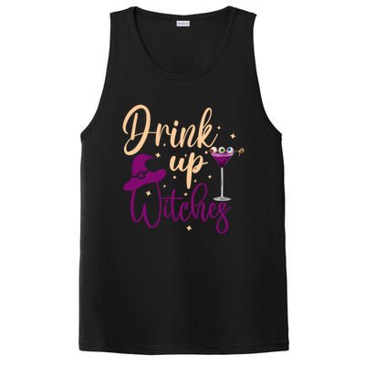 Drink Up Witches Wine Lover Drinking Halloween PosiCharge Competitor Tank