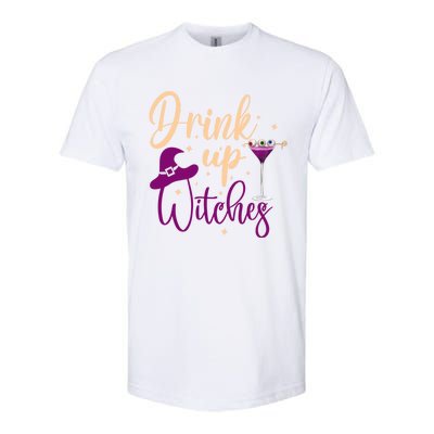 Drink Up Witches Wine Lover Drinking Halloween Softstyle CVC T-Shirt