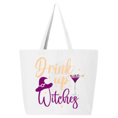 Drink Up Witches Wine Lover Drinking Halloween 25L Jumbo Tote