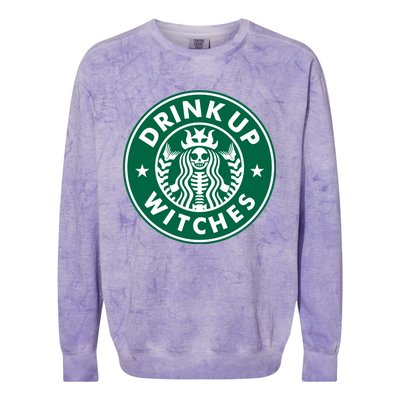 Drink Up Witches Colorblast Crewneck Sweatshirt