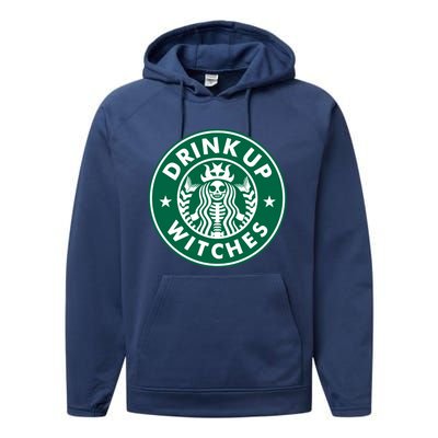 Drink Up Witches Performance Fleece Hoodie