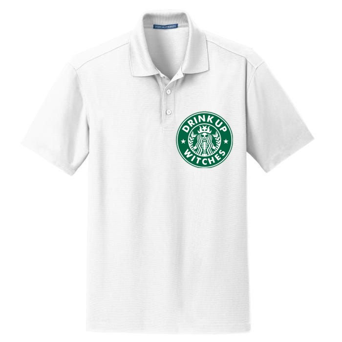 Drink Up Witches Dry Zone Grid Polo