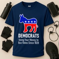 Democrats Using Your Money To Buy Votes Since 1828 Performance Shirt