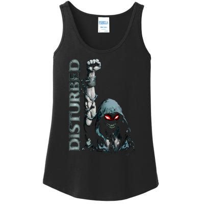 Disturbed Up Yer Military Rock Music Band Ladies Essential Tank