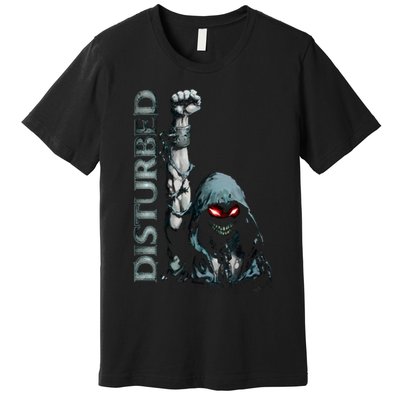 Disturbed Up Yer Military Rock Music Band Premium T-Shirt