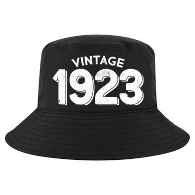 Distressed Vintage 1923 100th Birthday Cool Comfort Performance Bucket Hat