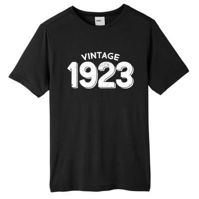 Distressed Vintage 1923 100th Birthday Tall Fusion ChromaSoft Performance T-Shirt