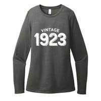 Distressed Vintage 1923 100th Birthday Womens CVC Long Sleeve Shirt