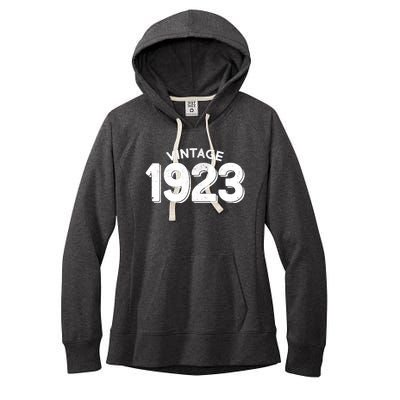 Distressed Vintage 1923 100th Birthday Women's Fleece Hoodie