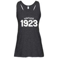 Distressed Vintage 1923 100th Birthday Ladies Essential Flowy Tank