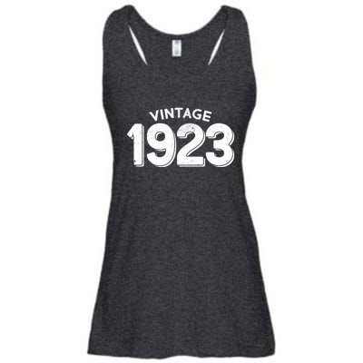 Distressed Vintage 1923 100th Birthday Ladies Essential Flowy Tank