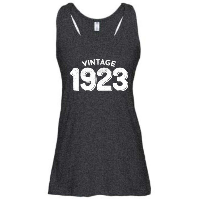 Distressed Vintage 1923 100th Birthday Ladies Essential Flowy Tank