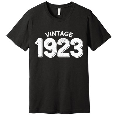 Distressed Vintage 1923 100th Birthday Premium T-Shirt