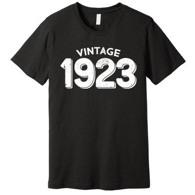 Distressed Vintage 1923 100th Birthday Premium T-Shirt