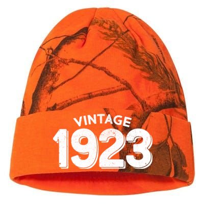 Distressed Vintage 1923 100th Birthday Kati Licensed 12" Camo Beanie