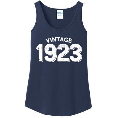 Distressed Vintage 1923 100th Birthday Ladies Essential Tank