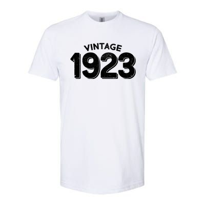 Distressed Vintage 1923 100th Birthday Softstyle CVC T-Shirt