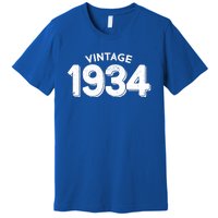 Distressed Vintage 1934 90th Birthday Premium T-Shirt