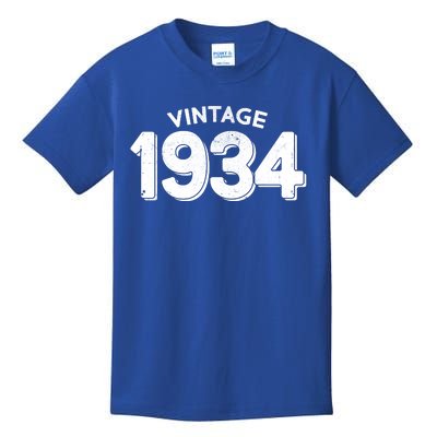 Distressed Vintage 1934 90th Birthday Kids T-Shirt