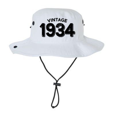 Distressed Vintage 1934 90th Birthday Legacy Cool Fit Booney Bucket Hat