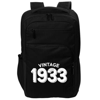 Distressed Vintage 1933 90th Birthday Impact Tech Backpack