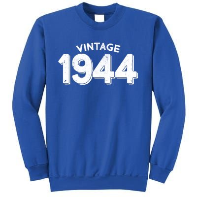 Distressed Vintage 1944 80th Birthday Sweatshirt