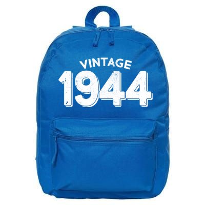 Distressed Vintage 1944 80th Birthday 16 in Basic Backpack