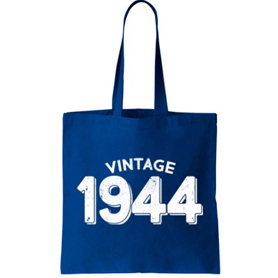 Distressed Vintage 1944 80th Birthday Tote Bag