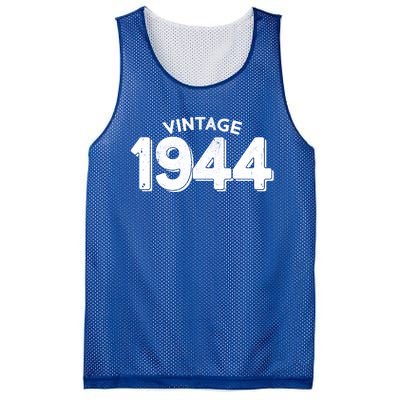 Distressed Vintage 1944 80th Birthday Mesh Reversible Basketball Jersey Tank